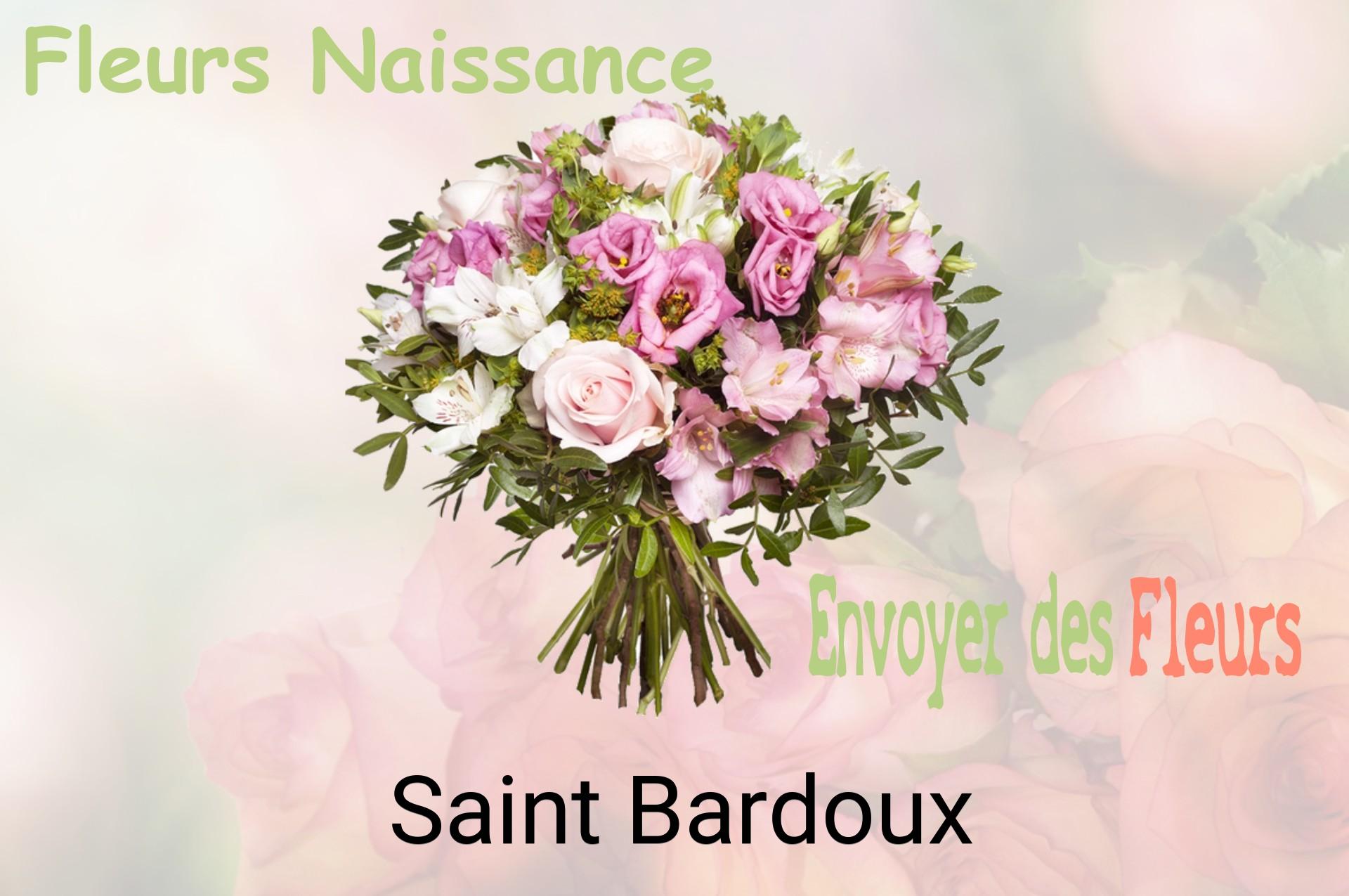 Bouquet de fleurs de naissance livré à Saint-Bardoux